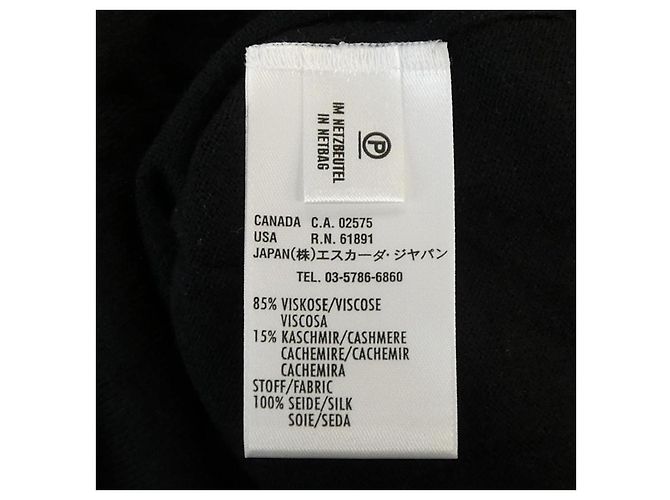 Autre Marque Top Escada Negro - vista 3