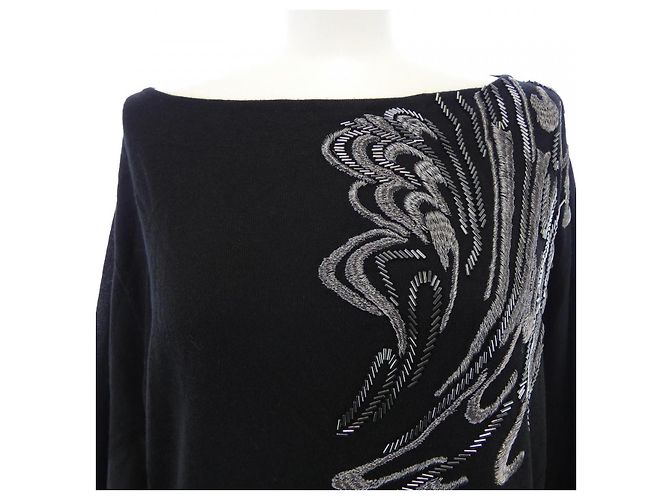 Autre Marque Top Escada Negro - vista 5
