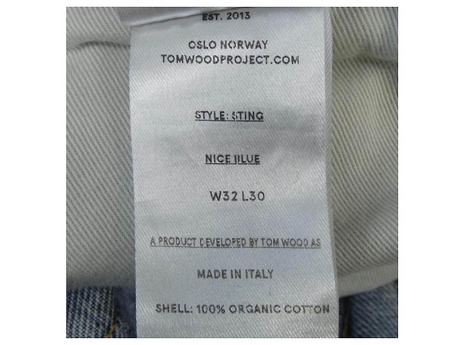 Autre Marque Jeans Tom Wood STING Blu - vista 3
