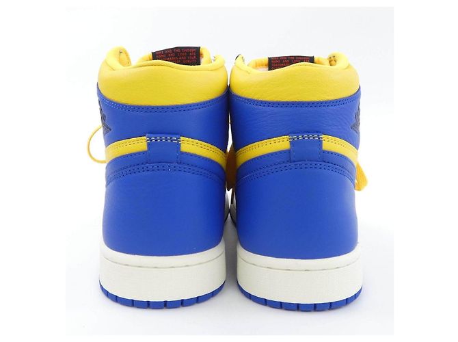 Autre Marque Sneakers Nike Jordan Gialle e Blu - vista 5
