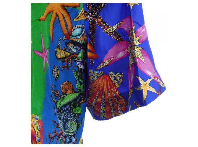 Camisa de manga curta em seda Versace - vista 6