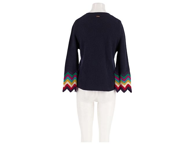 Autre Marque Kaschmirpullover marineblau - Ansicht 2