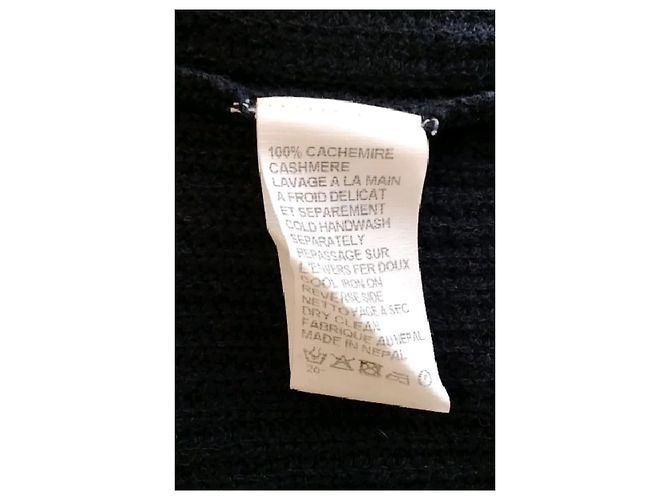 Autre Marque Kaschmirpullover marineblau - Ansicht 8