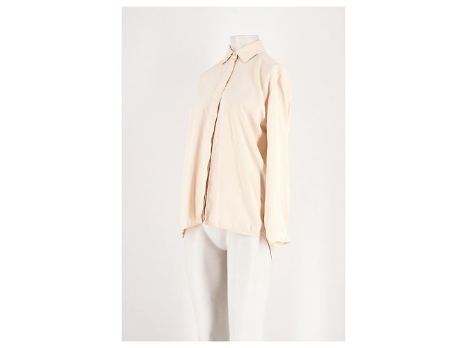 Apc Camisa de seda beige - vista 4