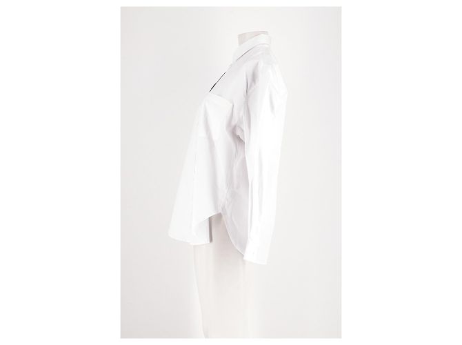 Autre Marque Camicia di cotone bianca - vista 3