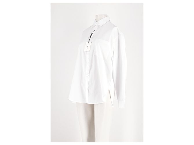 Autre Marque Camicia di cotone bianca - vista 4