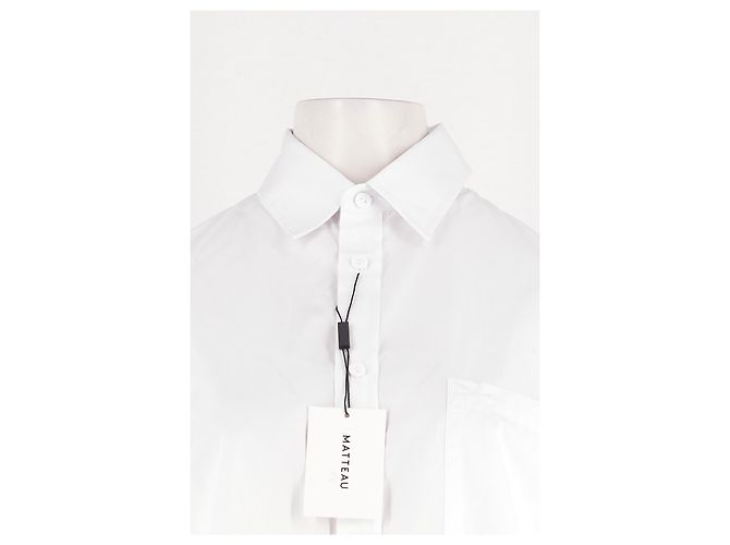 Autre Marque Camicia di cotone bianca - vista 5