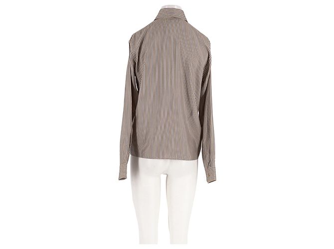 Autre Marque Camisa de seda beige - vista 2