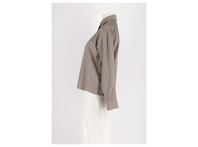 Autre Marque Camisa de seda beige - vista 3