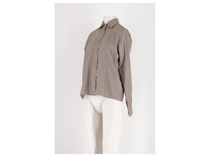 Autre Marque Camisa de seda beige - vista 4