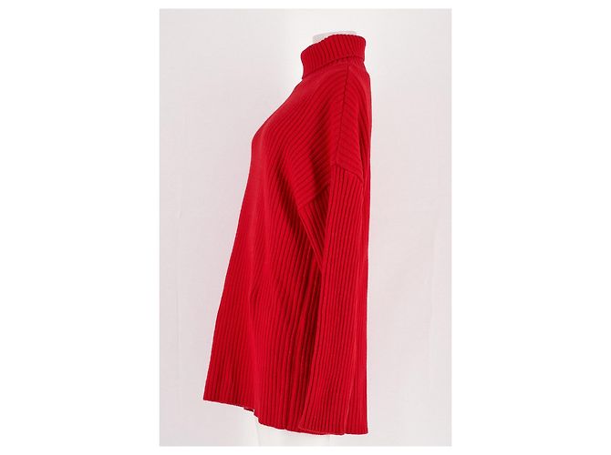 Autre Marque THE FRANKIE SHOP Wollpullover rot - Ansicht 3