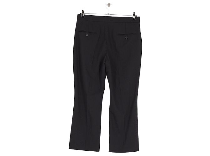 Isabel Marant Pantalones de algodón negro - vista 2