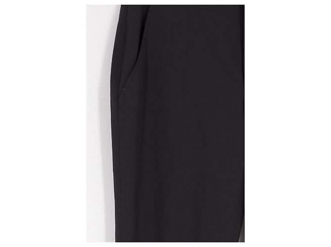 Isabel Marant Pantalones de algodón negro - vista 4