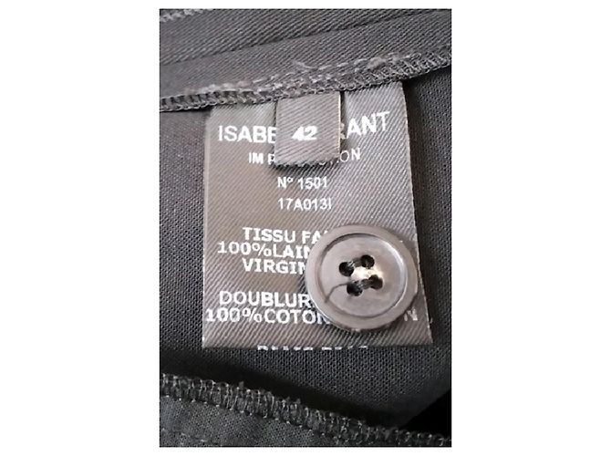 Isabel Marant Pantalones de algodón negro - vista 6