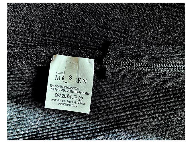 Alexander McQueen Body Negro de Viscosa - vista 4