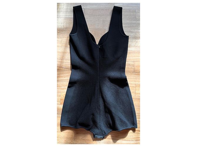Alexander McQueen Body Negro de Viscosa - vista 5