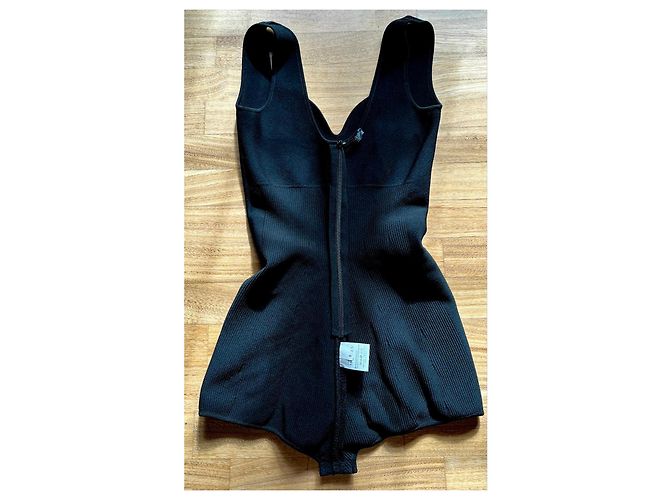 Alexander McQueen Body Negro de Viscosa - vista 6