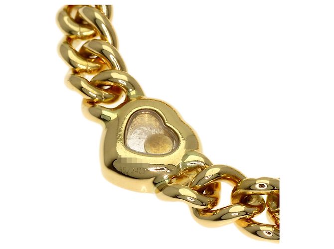 Bracciale Charm Chopard Happy Diamonds in Oro Giallo 18K - vista 6