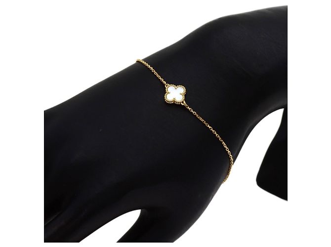 Bracciale Sweet Alhambra in madreperla Van Cleef & Arpels - vista 5