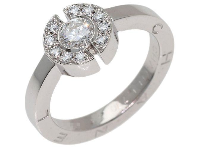 Chanel Ehering aus 18K Weißgold mit Diamanten - Ansicht 2