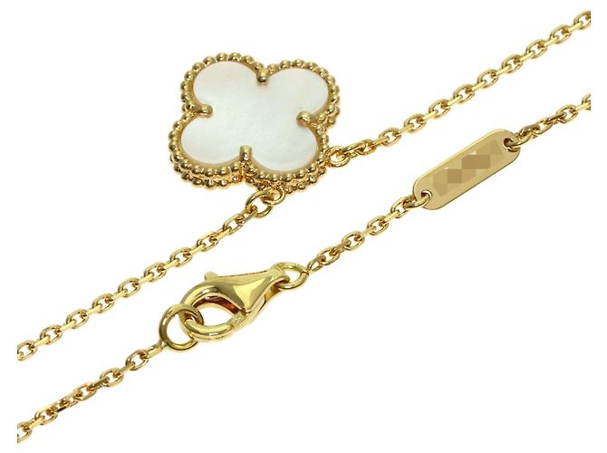 Van Cleef & Arpels Alhambra Halskette aus Perlmutt - Ansicht 2