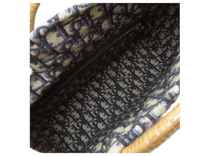 Borsa Christian Dior Wicker Oblique - vista 5