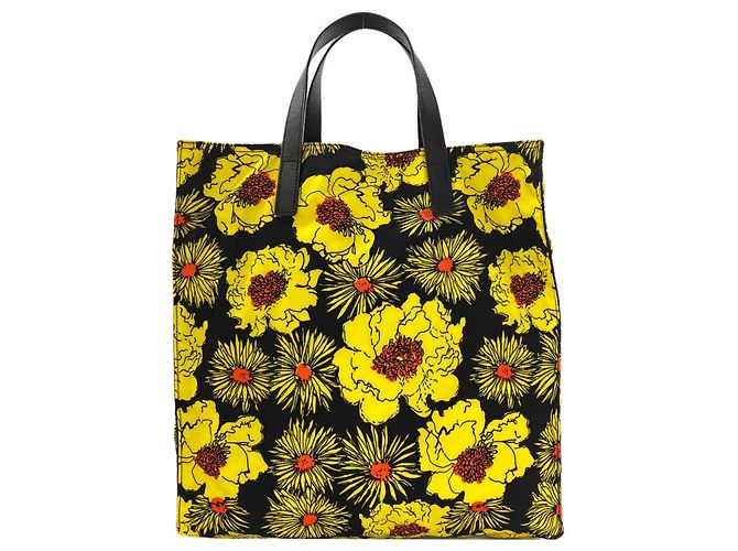 Bolso Tote Prada VA0905 Logo Hardware Flower - vista 2
