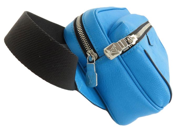 Marsupio Louis Vuitton Blue Taigarama - vista 3