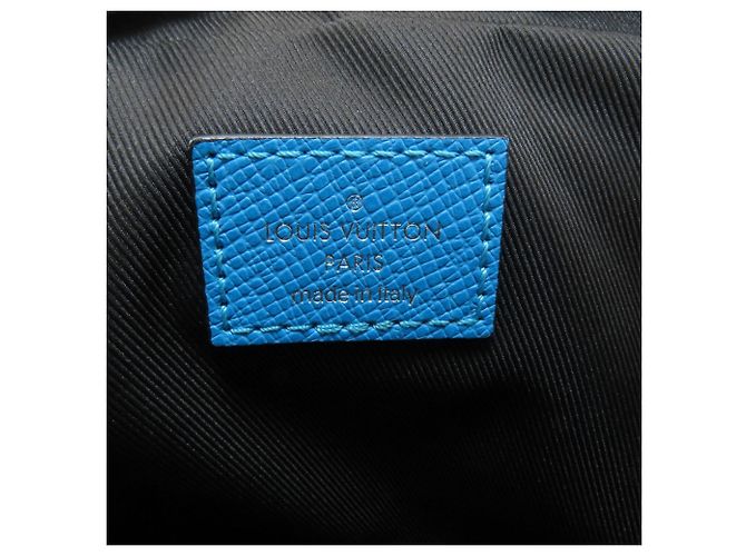 Marsupio Louis Vuitton Blue Taigarama - vista 6