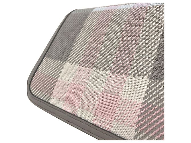 Borsa a tracolla Burberry TB Logo Knit Check - vista 11