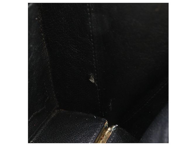 Borsa a tracolla Chanel in pelle matelassé nera - vista 9