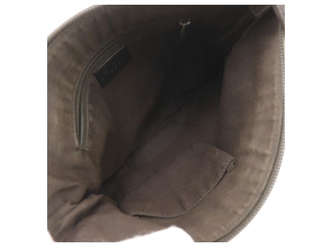 Borsa a tracolla Gucci in tela GG marrone - vista 5