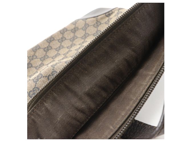 Borsa a tracolla Gucci in tela GG marrone - vista 9