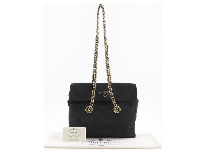 Prada Schultertasche mit Kette B1467 - Ansicht 14