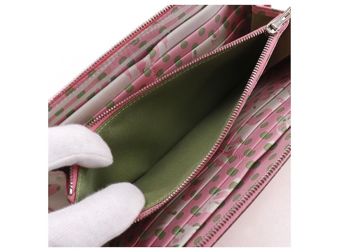 Hermès Portafoglio lungo Hermes Azap in seta Rosa - vista 6