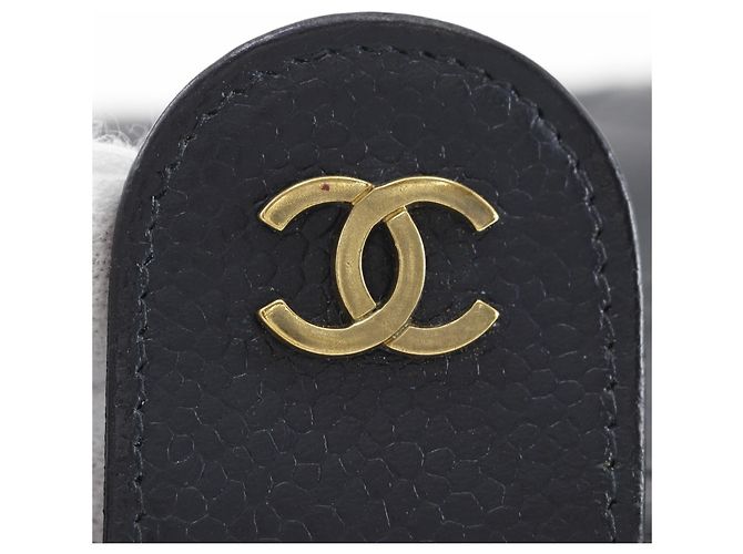 Chanel Black Bicolore Bi-fold Wallet - view 15