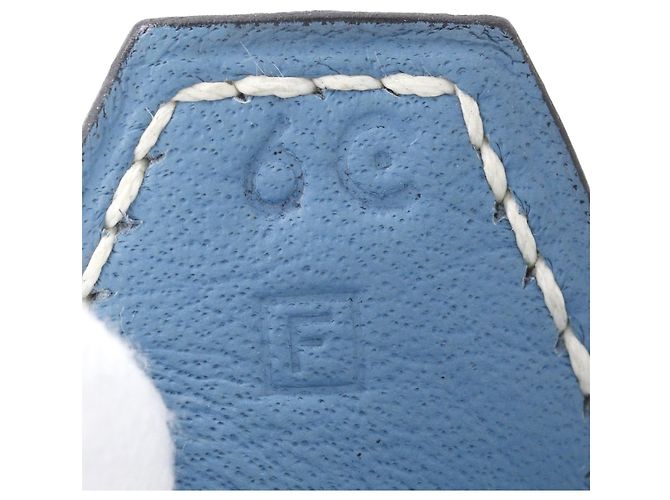 Hermès Borsa Hermes Bolide 35 in pelle Blue Jean - vista 12
