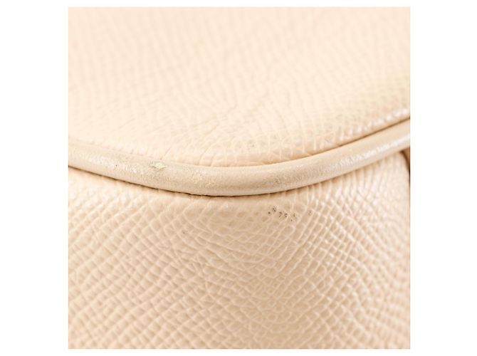Bulgari Borsa Bvlgari in pelle beige - vista 4