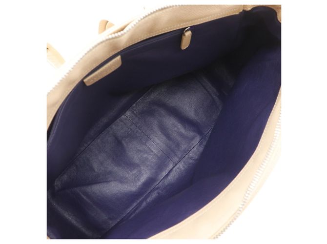 Bulgari Borsa Bvlgari in pelle beige - vista 6