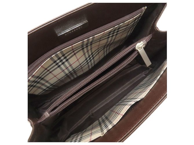 Borsa a mano in pelle Burberry Logo - vista 5