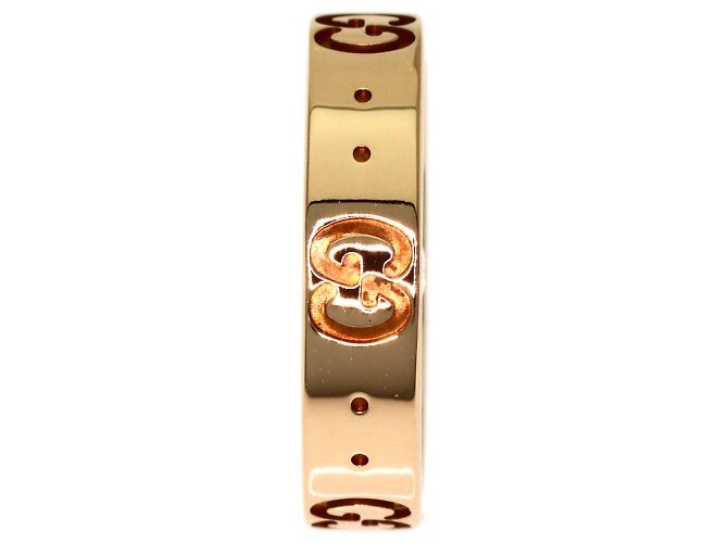 Anello Gucci Icon in oro rosa 18K - vista 3