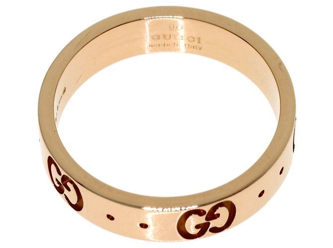 Anello Gucci Icon in oro rosa 18K - vista 4