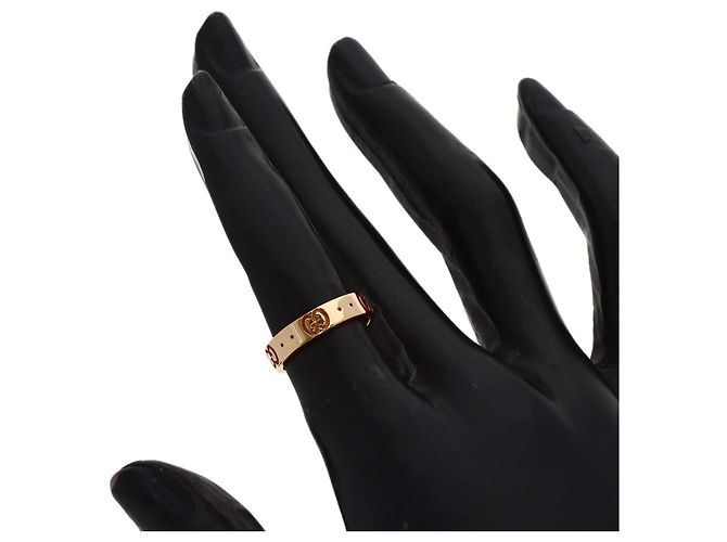 Anello Gucci Icon in oro rosa 18K - vista 6