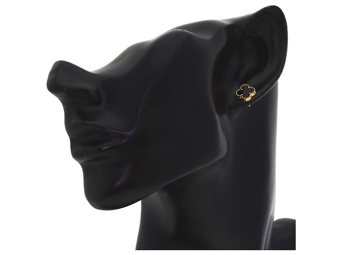 Orecchini Sweet Alhambra Onyx Van Cleef & Arpels - vista 4