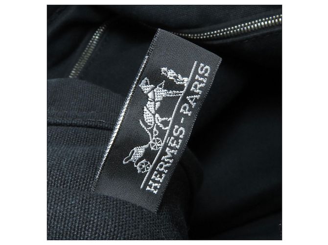 Hermès Sac Fourre-Tout MM Canvas Handbag - vista 6