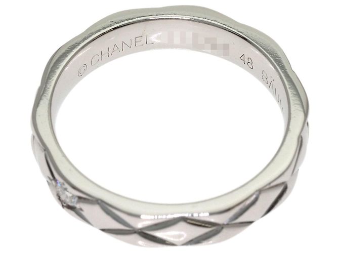 Chanel Matelassé Diamond Band Ring - Ansicht 5