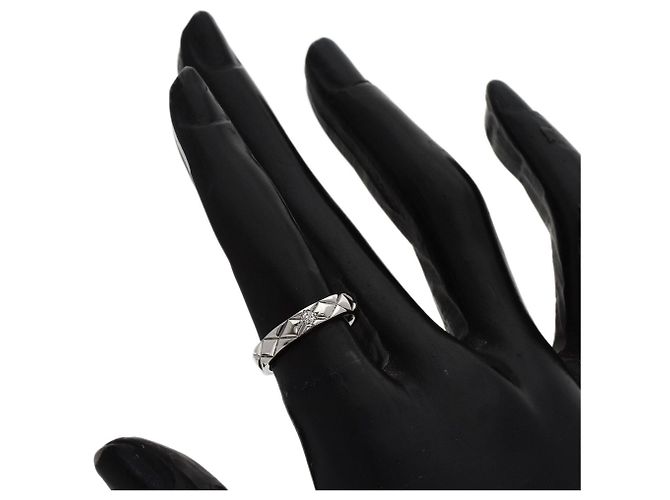Chanel Matelassé Diamond Band Ring - Ansicht 7