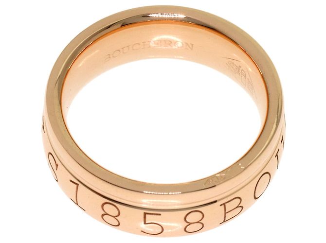 Boucheron Logo Ring - 18K Roségold - Ansicht 4
