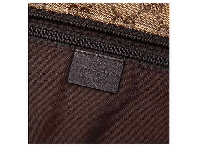 Gucci Beige GG Canvas Web Tote - Ansicht 5