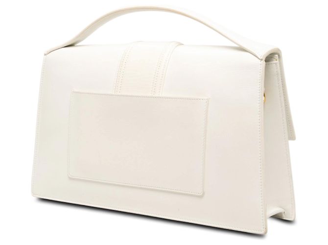 Jacquemus White Leather Le Grand Bambino - vista 2
